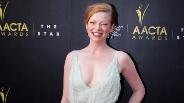 Sarah Snook at the AACTA Awards last year.