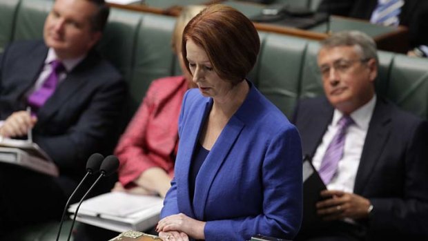 Prime Minister Julia Gillard remembers her late father John Gillard in Parliament today.
