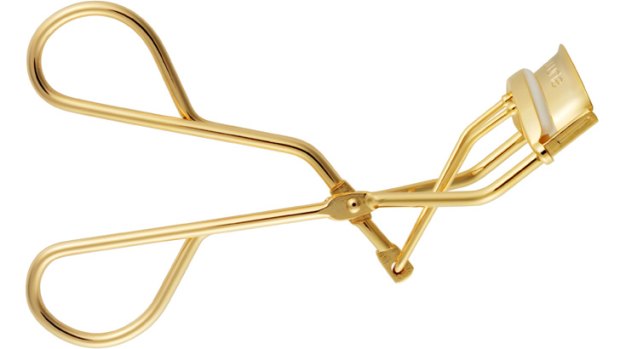 The Midas touch ... Shu Uemara 24-carat gold eyelash curlers.
