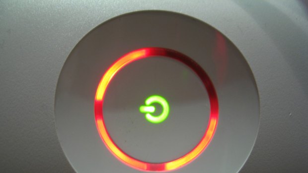 The now infamous "red ring of death".