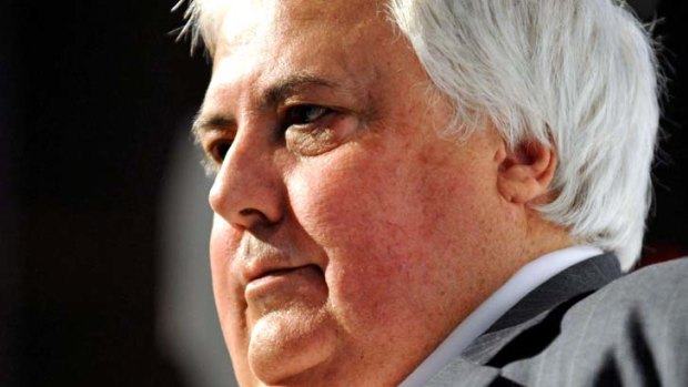 Clive Palmer has lashed out at Barack Obama.