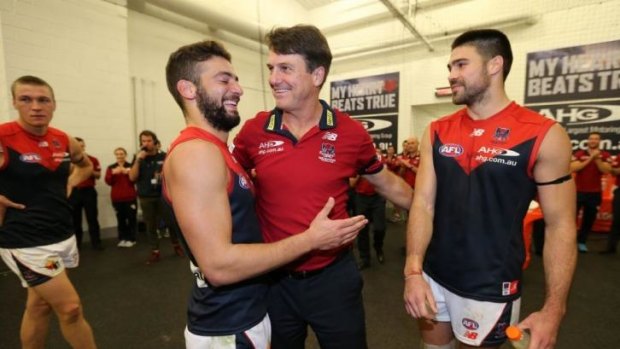 Happier times: Melbourne surpassed its 2013 performance in eight rounds in 2014.