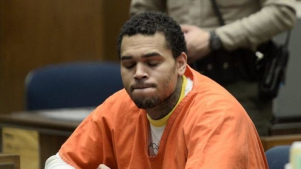 Singer Chris Brown: has already spent eight months in prison.
