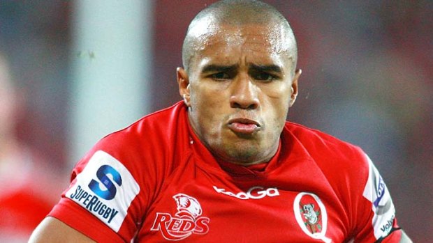 Confident ... Will Genia of the Reds.