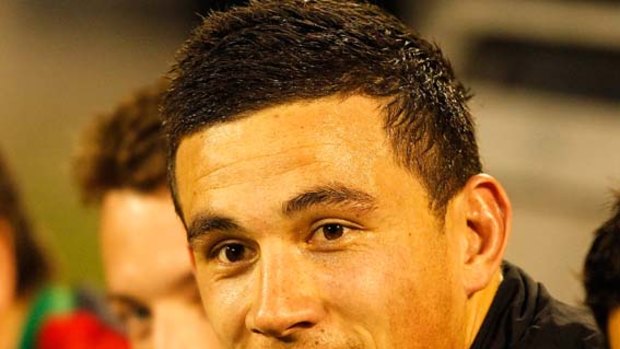 Benched . . . Sonny Bill Williams.