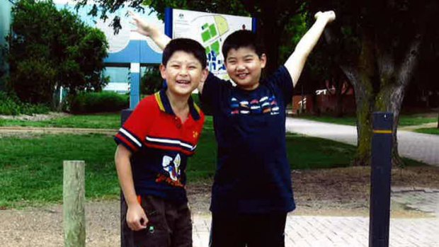 Terry and Henry Lin, who were killed in their North Epping home, along with their parents and aunt.