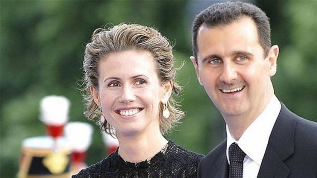 Asma and Bashar al-Assad.