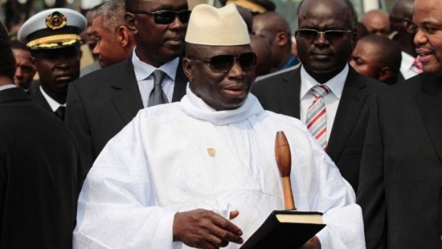 President Yahya Jammeh has ordered the cancellation of all flights from Guinea, Liberia and Sierra Leone.