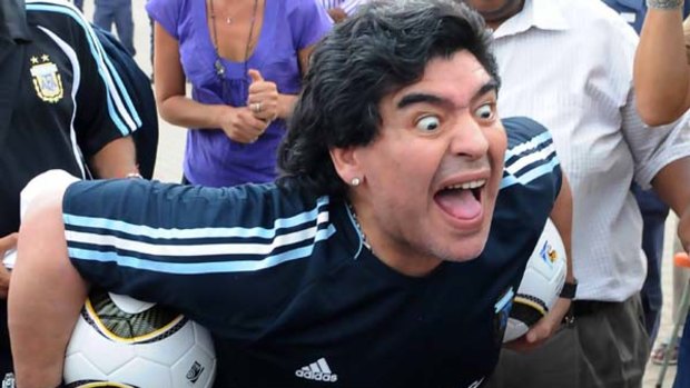 Controversial ... Diego Maradona.