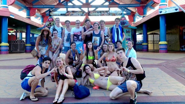 The group at Wet 'n' Wild.