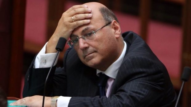 Liberal Senator Arthur Sinodinos told Brian McGlynn  that "the jury's still out on you".