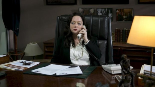 Powerful woman: Mandy McElhinney feels a strong sense of responsibility playing Gina Rinehart in <i>House of Hancock</i>.