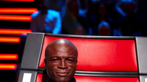 Seal on Nine's The Voice.