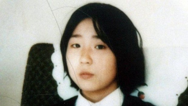 Megumi Yokota, in this undated photo, in North Korea after her abduction from  Japan.