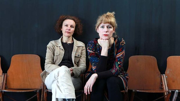 Building suspense ... <em>The Splinter's</em> playwright, Hilary Bell (left), and director, Sarah Goodes, were inspired by fairytales including <em>The Snow Queen</em>.