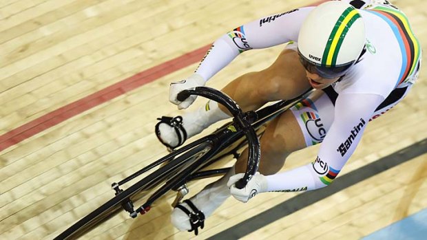 On the hunt for gold ... Anna Meares