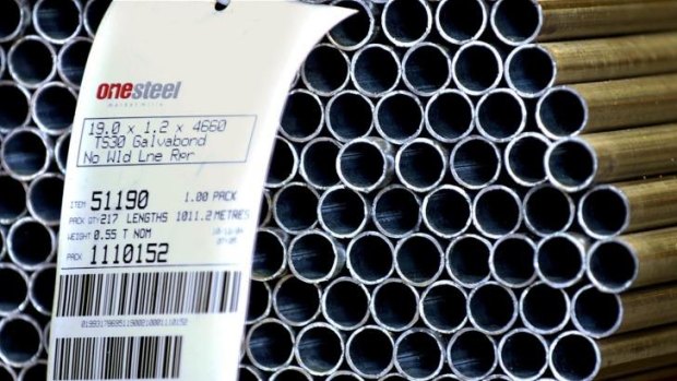 The anti-dumping claim covers steel products that account for about 30 per cent of OneSteel's total sales.