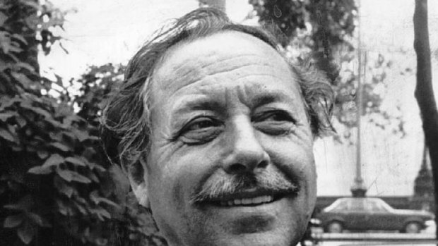 Obsessed: A 1973 picture of Tennessee Williams in London.