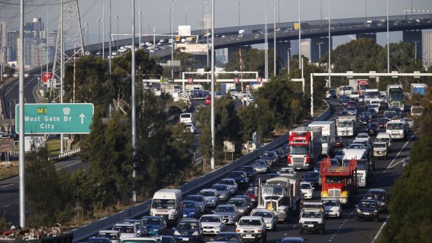 The West Gate Bridge is about to, in effect, have tolls reintroduced for trucks.