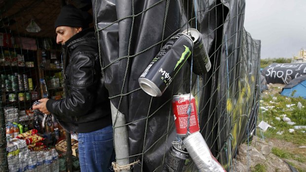 Life in the make-shift tent city housing migrants in Calais. 