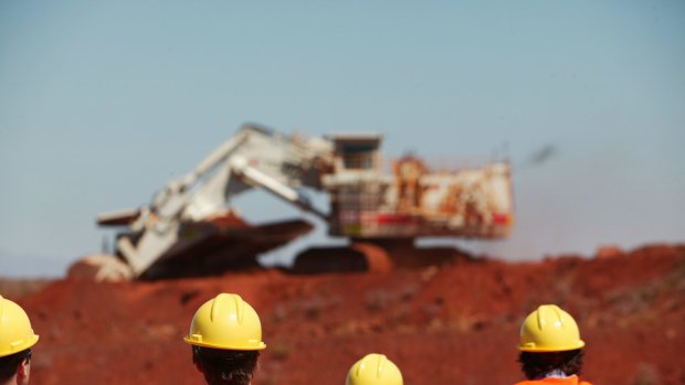 Iron ore plummeted 67.3 per cent from its 2014 high of $US144.18 to $US47.08 in early April.