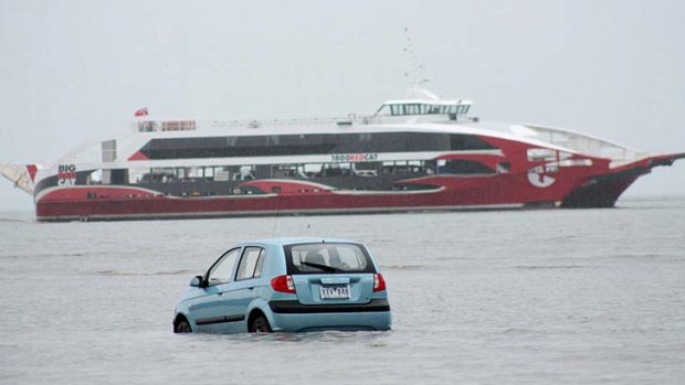 Another GPS fail. In 2012, Three Japanese tourists were fooled by a low tide and their GPS into believing they could drive to nearby North Stradbroke Island across about 15 km of mud and water. The trio became stuck and had to abandon the vehicle.