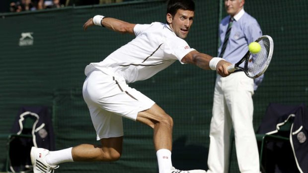 Beaten: Novak Djokovic.
