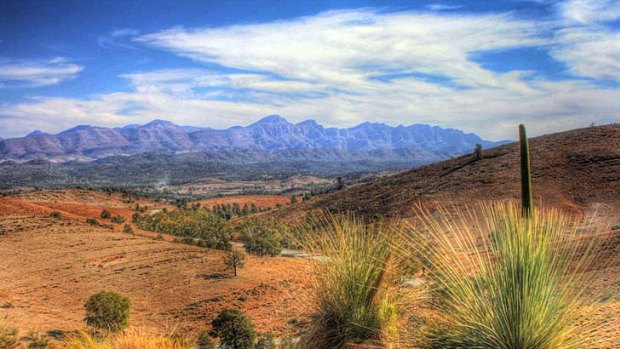 "Bloody ripper" ... the palette of colours in Flinders Ranges National Park.