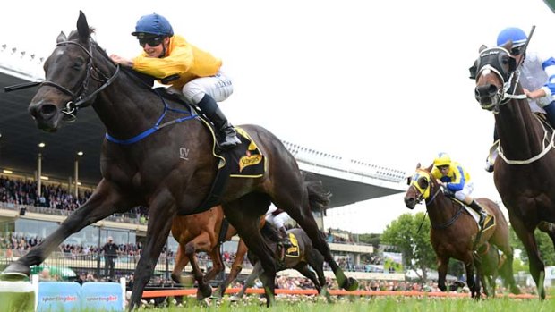 Silent Achiever storms to victory in the Crystal Mile.