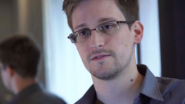 Uncertain future: Edward Snowden.