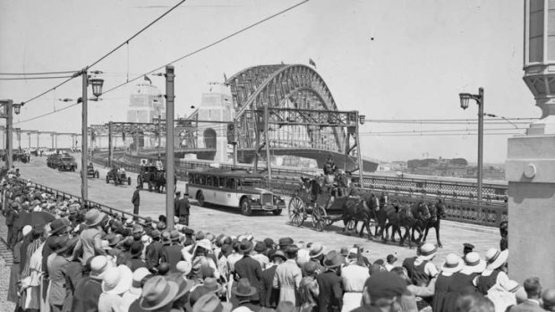 Interrupted:  The opening of the Sydney Harbour Bridge in 1932