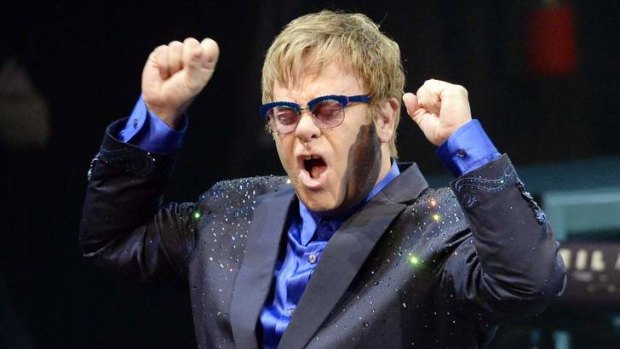 Elton John performs songs from his new album <i>The Diving Board</i>.