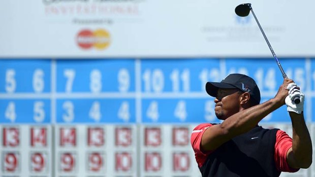 Out in front: Tiger Woods is back on top of the world rankings, a position he hasn't held since October 2010.
