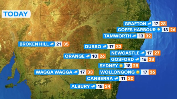 National weather forecast for Tuesday February 17