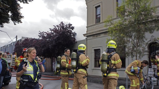 Fire at The Pinnacle Hotel this morning in St.Georges Road, North Fitzroy