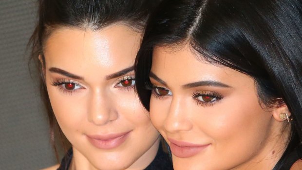 Kendall and Kylie drew huge crowds at a suburban shopping centre.