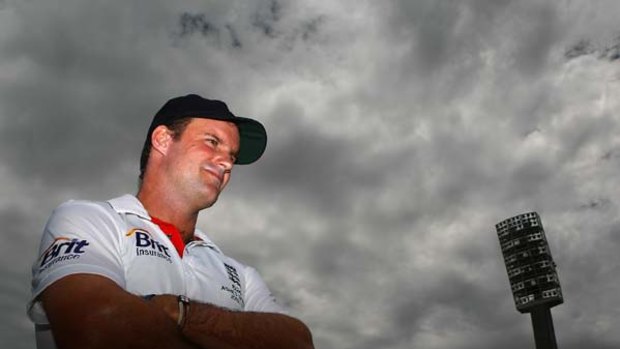 England captain Andrew Strauss yesterday.