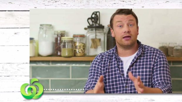 Weighing in: Jamie Oliver speaks in support of vegetable growers.