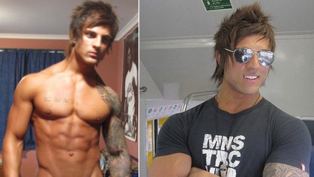 Pumped ... bodybuilder Aziz Sergeyevich, also known as Zyzz, on Facebook.