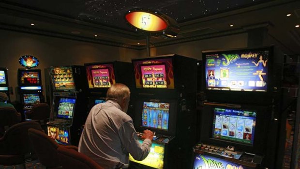 Money-spinner  ...  thousands of people spend their evenings transfixed on, and losing on, the pokie machines at clubs across NSW.