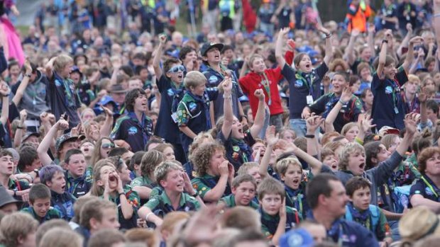 The last Australian Scout Jamboree was held at Cataract Dam, near Appin, NSW. It saw more than 13,000 kids aged from 12-15 descend on the area for 10 days.
