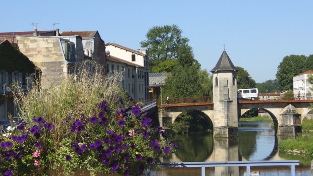 Picturesque: The town of Bar-le-Duc in north-east France was typical of the trip.