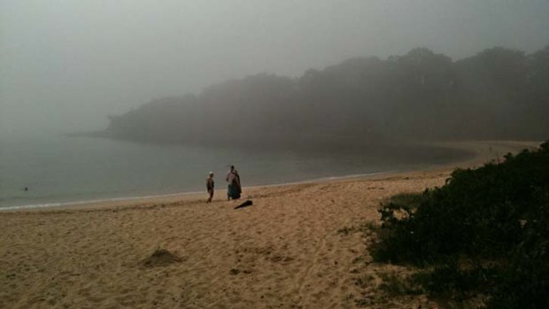 Early morning fog at Pearl Beach, Sydney ,on Sunday morning.