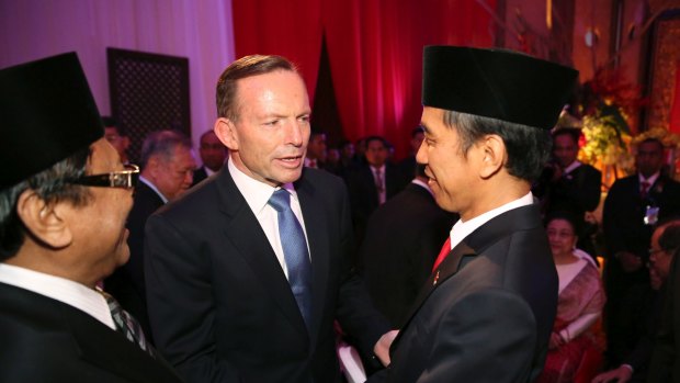 Prime minister Tony Abbott meeting Joko Widodo in Indonesia last year. 