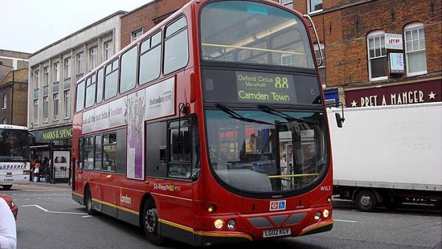 All the way on the 88 ... the route 88 bus in London takes you to the city's highlights.