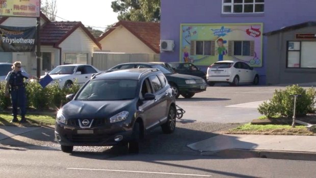 The accident happened in the driveway of a childcare centre.