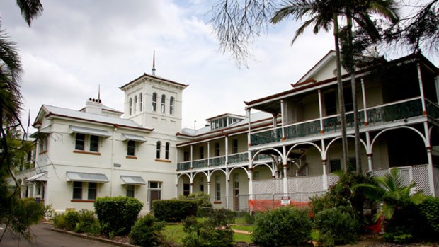 The historic Yungaba building at Kangaroo Point.