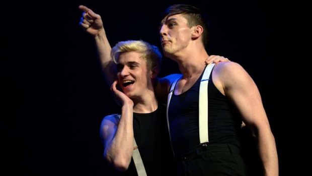 Martin McCreadie (right) as Alex De Large in Action to the Word's adaptation of Anthony Burgess' dystopian novel <i>A Clockwork Orange</i>.
