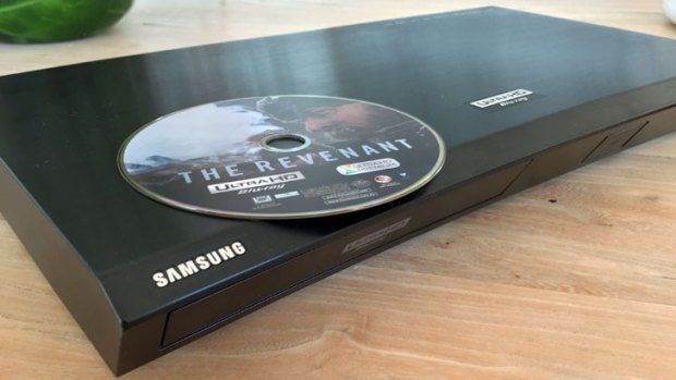 Samsung's Ultra HD Blu-ray player is the first in Australian stores as movies start to appear on the shelves.