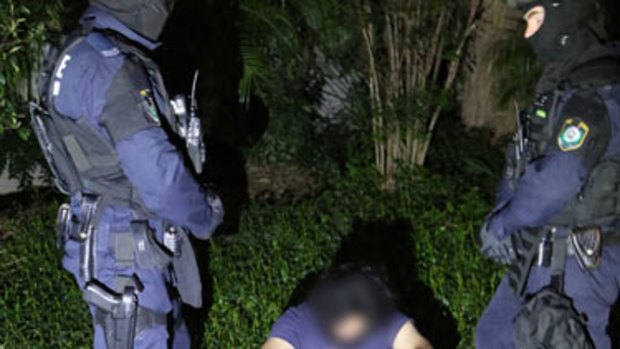 Azari was the only person charged when hundreds of police raided homes across Sydney in September.